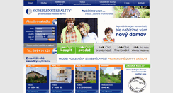 Desktop Screenshot of komplexnireality.cz
